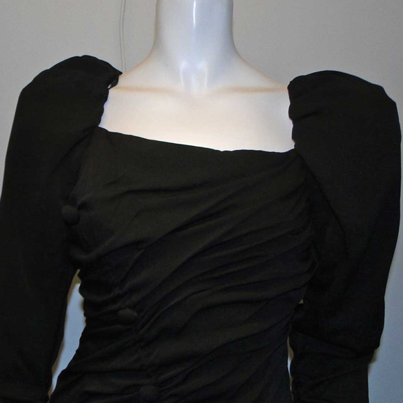 SCASSI BLACK DRESS - Picture 1 of 8